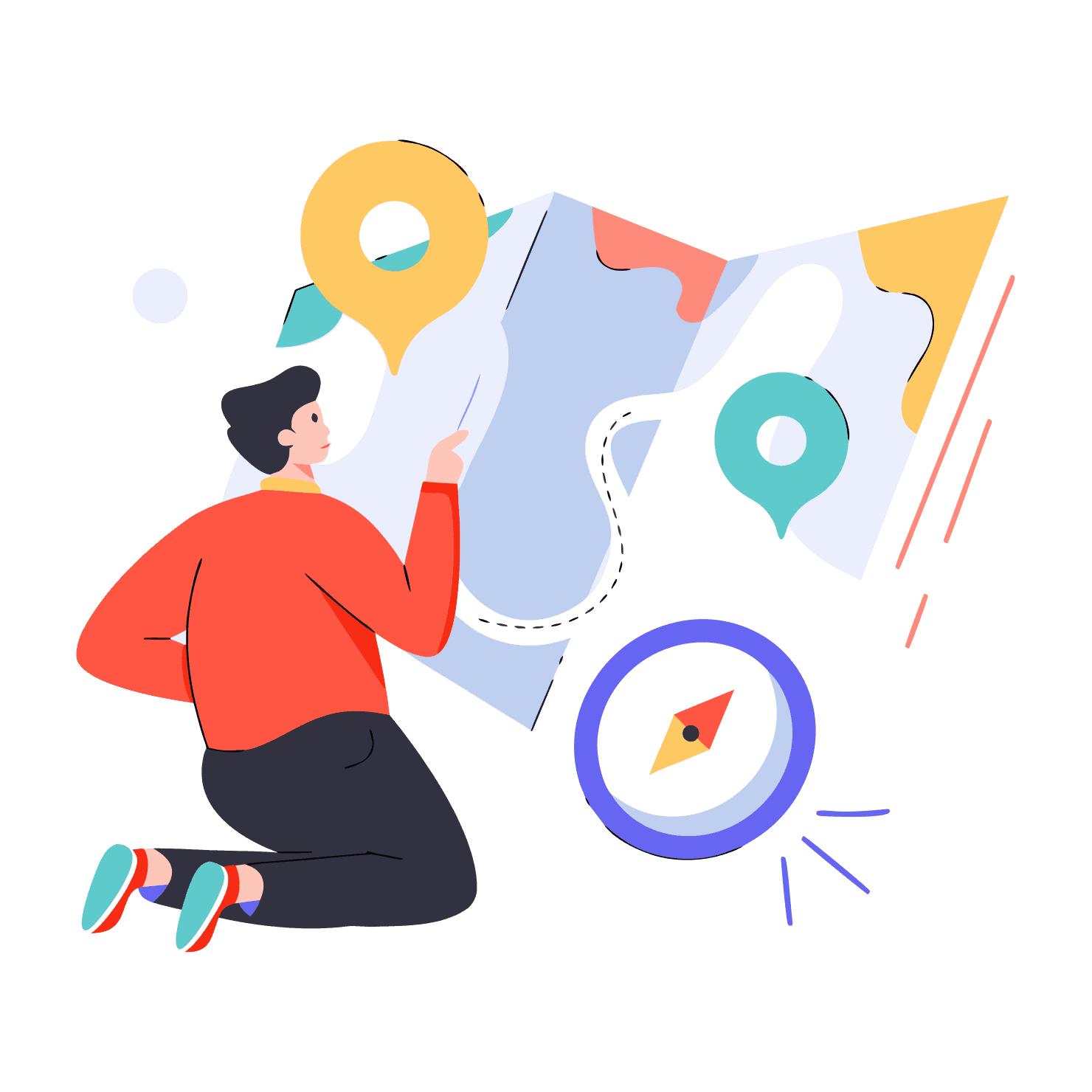 Ilustrasi peta Indonesia